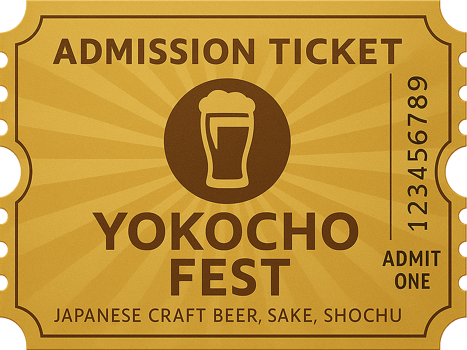 Yokocho Admission - 2 x (9oz) beer - Provide cups