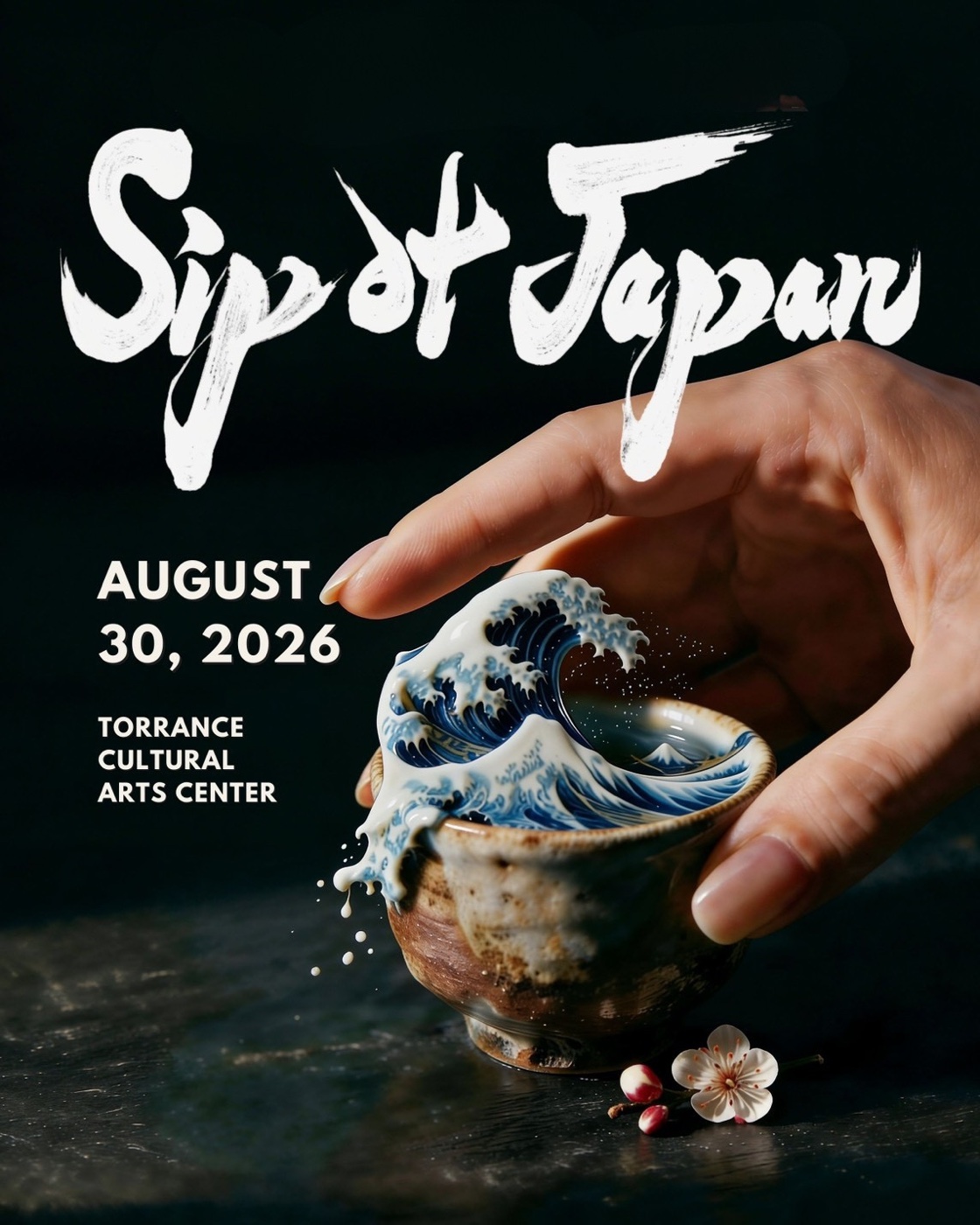 Sip of Japan flyer · August 30 at Torrance Cultural Arts Center